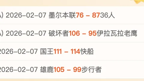 NBA赛事2小时前精彩回顾